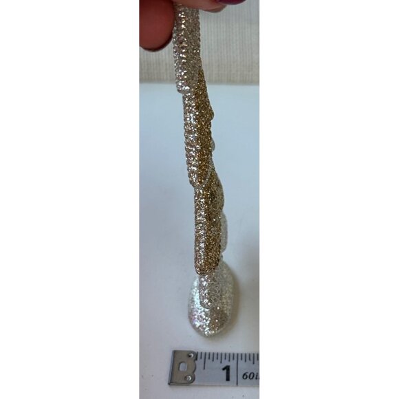 Season of Glory Metallic Silver & Gold Holiday Ornament 6" Tall #312706 (NWOT) - Picture 5 of 6